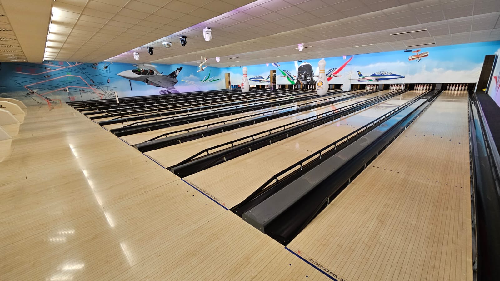 Bumper line upgrade at B1 Bowling, Fohnsdorf, Austria